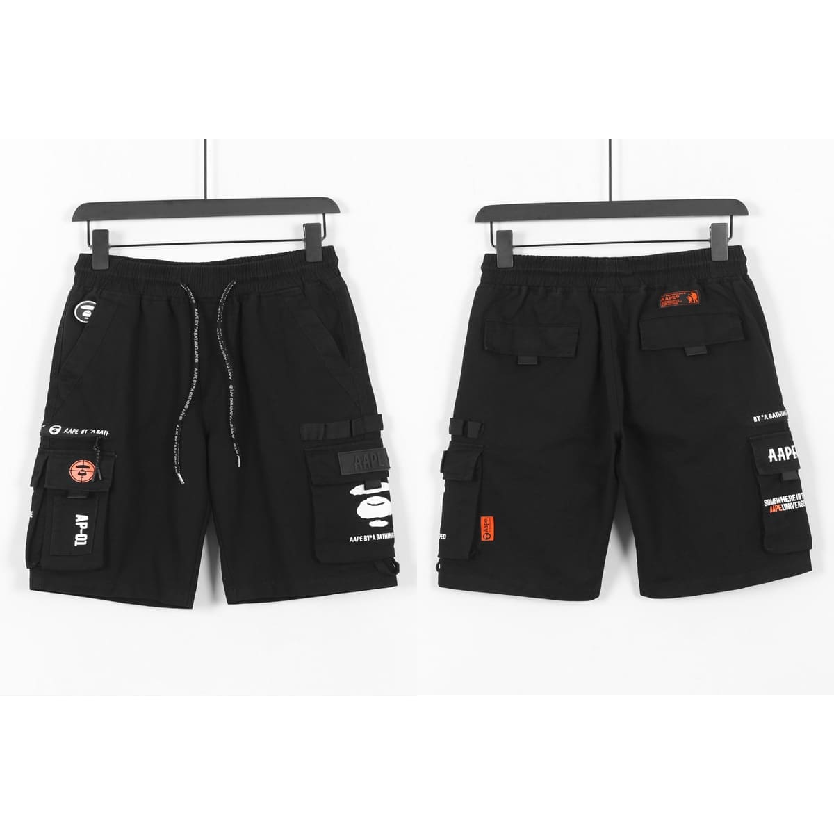 AAPE Camouflage Cargo Shorts for Men and Women