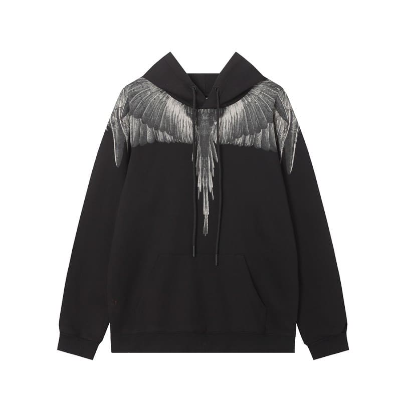 Marcelo Burlon Colorful Feather Wings Sweater Lightning Blade Hoodie A