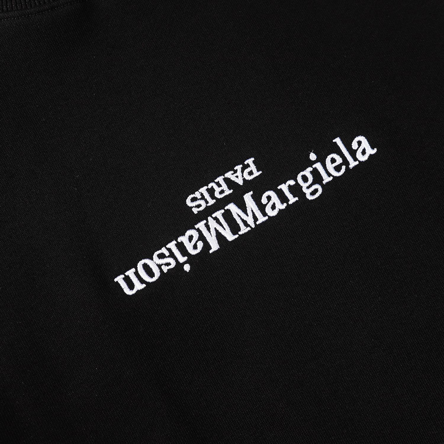 ma*s*n Ma*i*la mm6 embroidered letter crew neck pullover for men and women