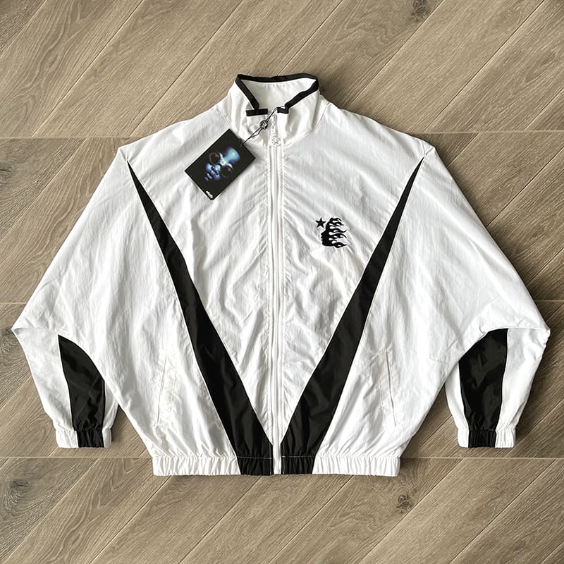 H*lst*r studios thriller track jacket pants embroidered coat trousers suit