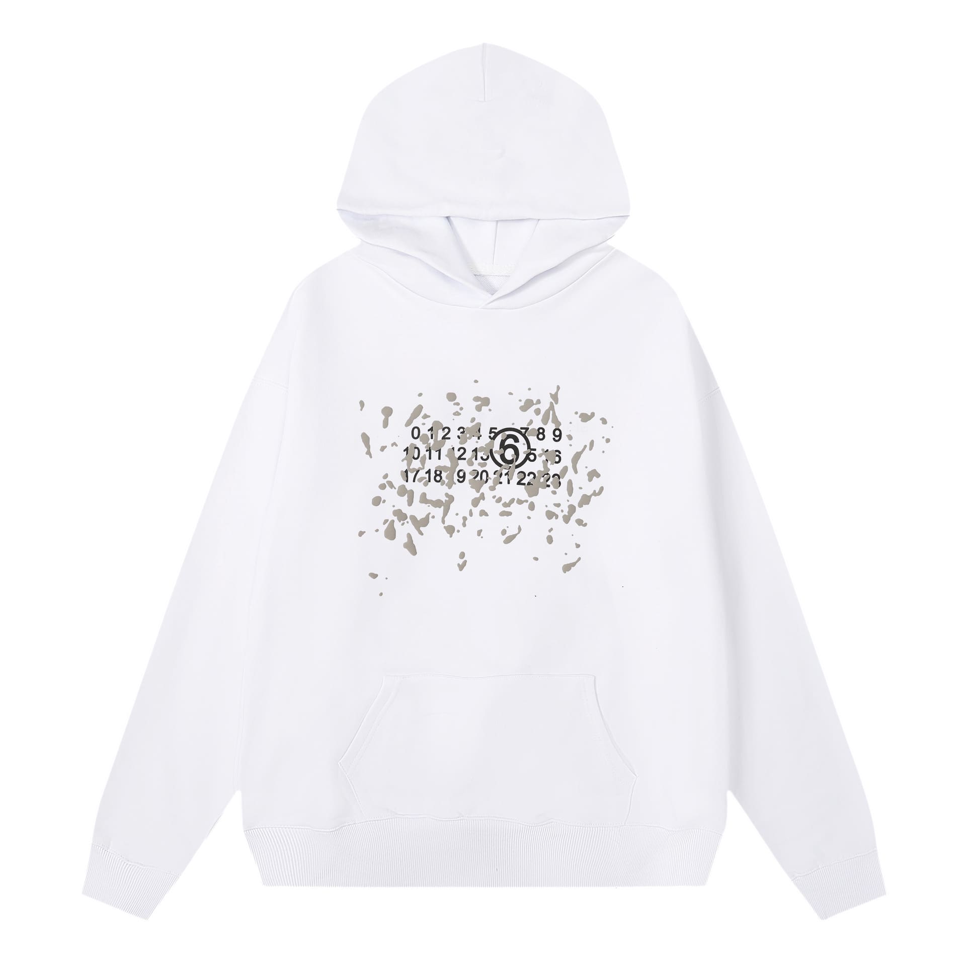 ma*s*n Ma*i*la mm6 terry hoodie sweater for men and women a