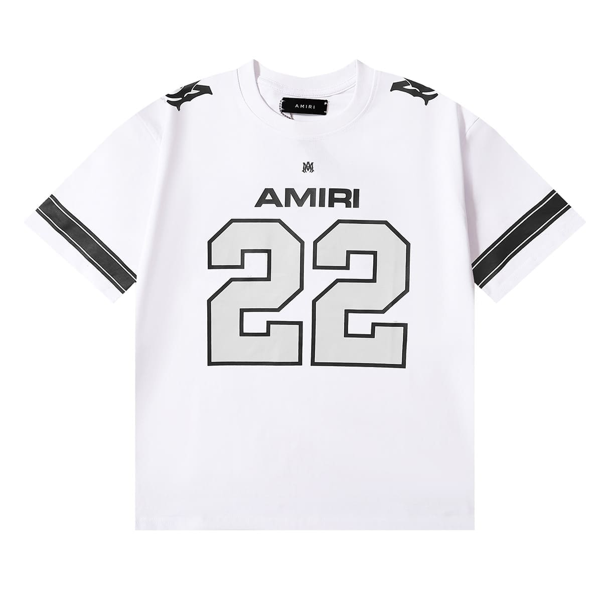 Amiri Fashion Solid Color High Street T-Shirt Retro Loose Fit 1