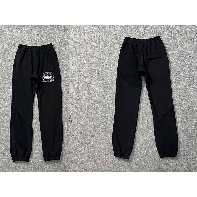 Corteiz Patchwork Long Sleeve Sweatshirt and Sweatpants Set for Autumn and Winter