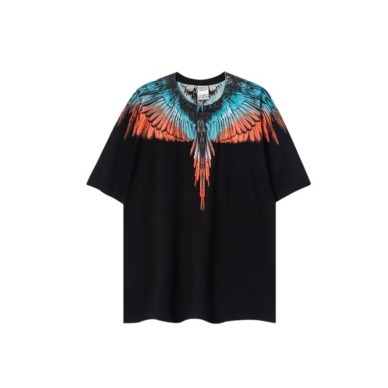 Marcelo Burlon Wings T-Shirt Classic Feather Short Sleeve B