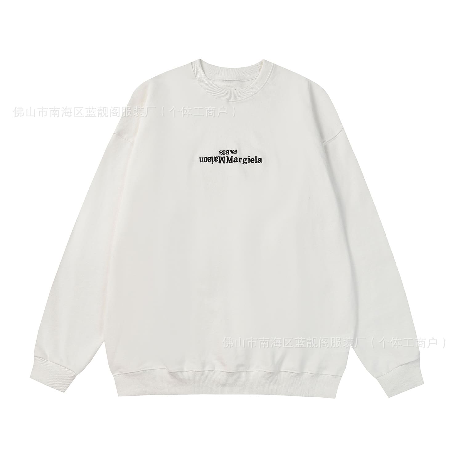 ma*s*n Ma*i*la mm6 terry round neck sweater for men and women