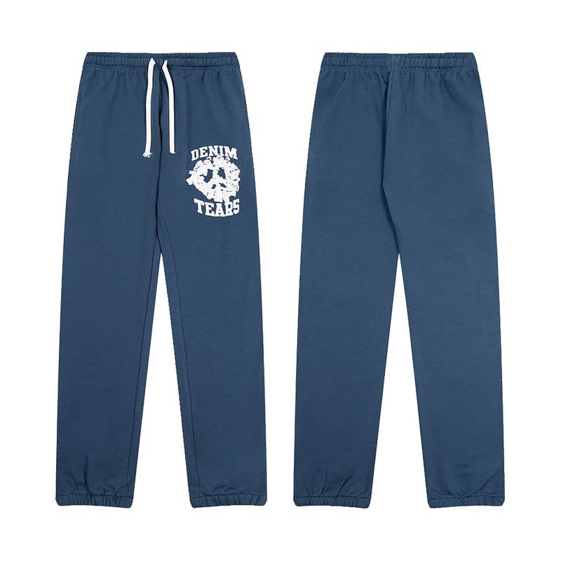 Denim Tears Puff Print Sweatshirt and Sweatpants Suit Autumn Winter