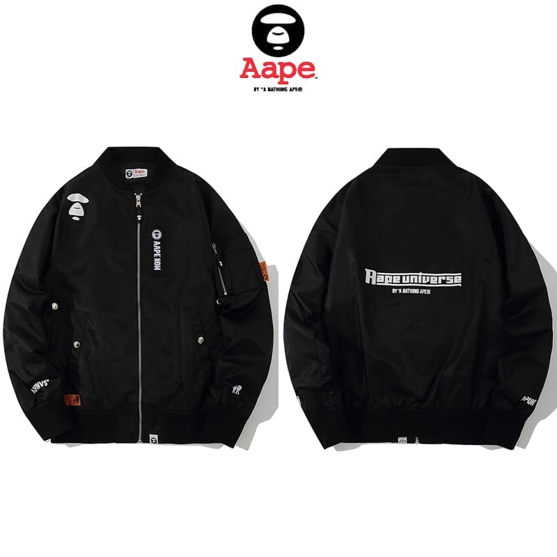 AAPE Camouflage Cotton Sweatpants for Men and Women