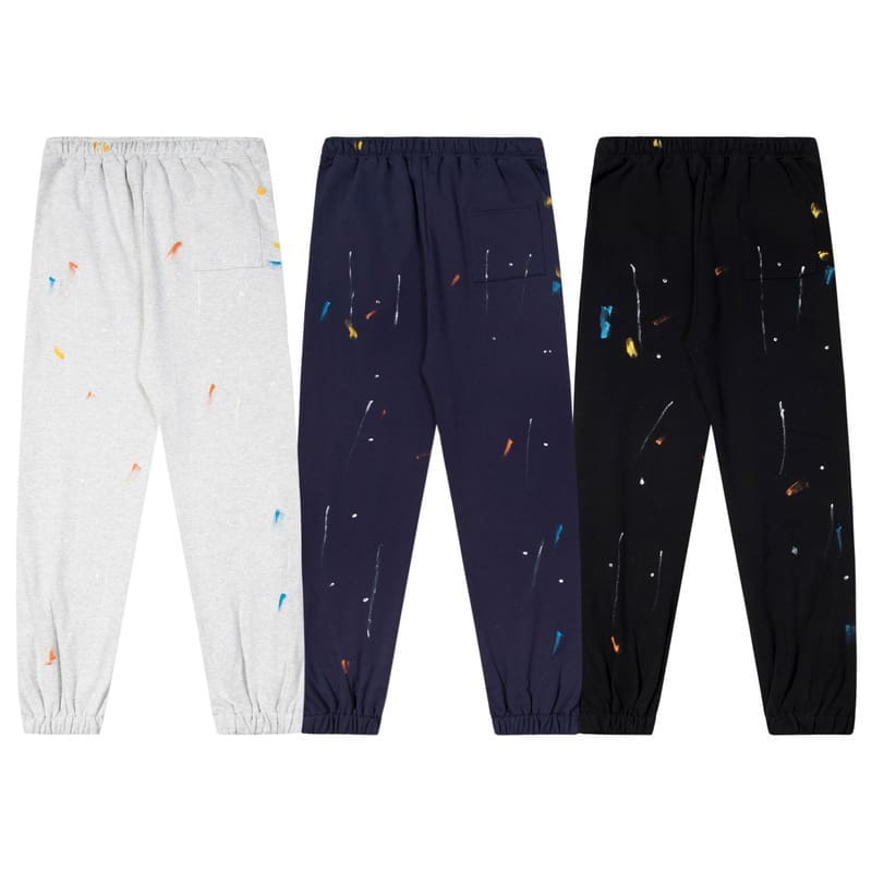 Gallery Dept Paint-Splashing Style Graffiti Sweatpants for Men and Women