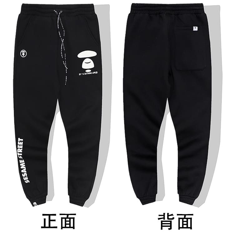 AAPE Camouflage Cotton Sweatpants for Men and Women