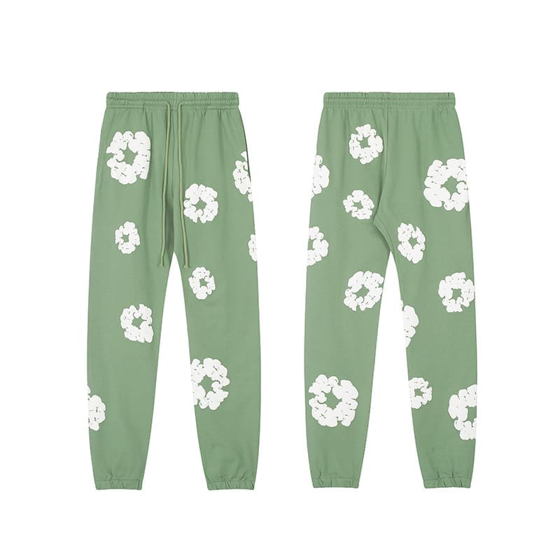 Denim Tears Embroidered Puff Print Sweatshirt and Sweatpants Set