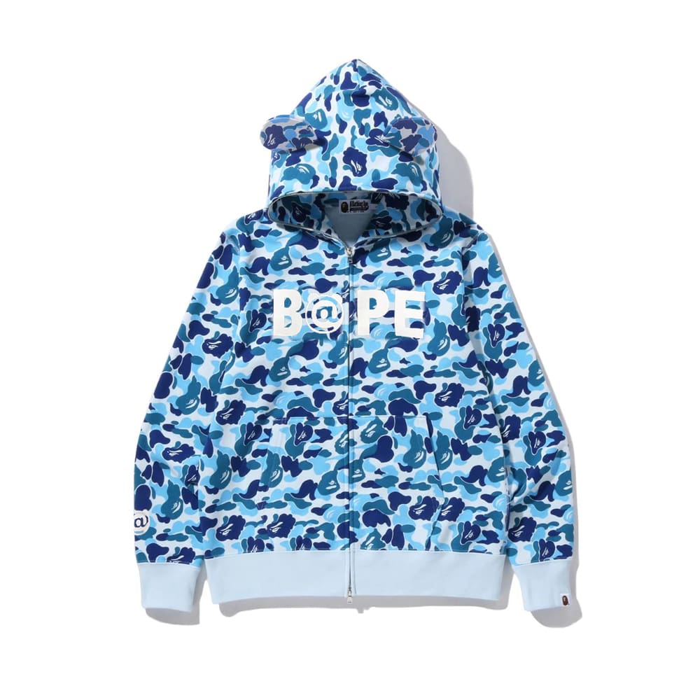 AAPE Ape Head Camouflage Zip Hoodie for Men and Women