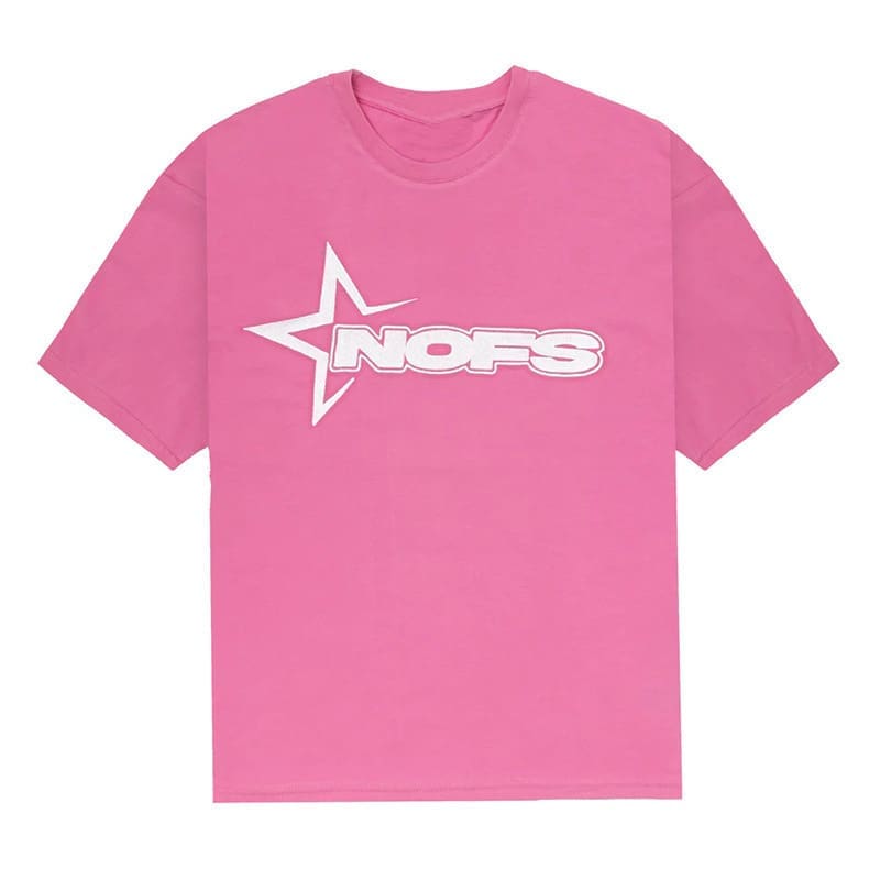 NOFS Letter Print Shorts Suit European Hip Hop Style High Street Sports Set 1