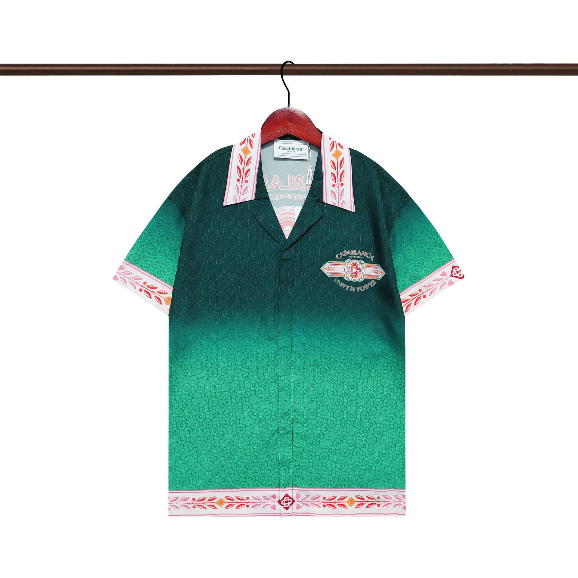 Casablanca Printed Beach Short Sleeve Shirt Amiri Style