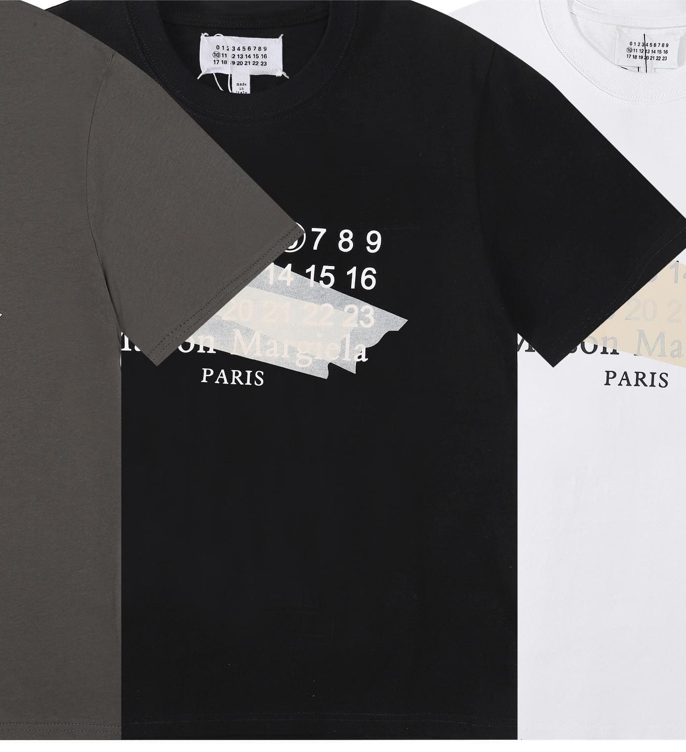 ma*s*n Ma*i*la mm6 digital pattern short sleeve t-shirt series a