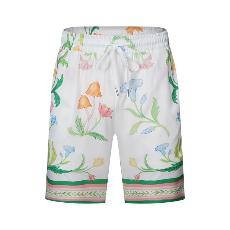 Casablanca Vacation Printed Shirt and Quick-Drying Shorts for Summer