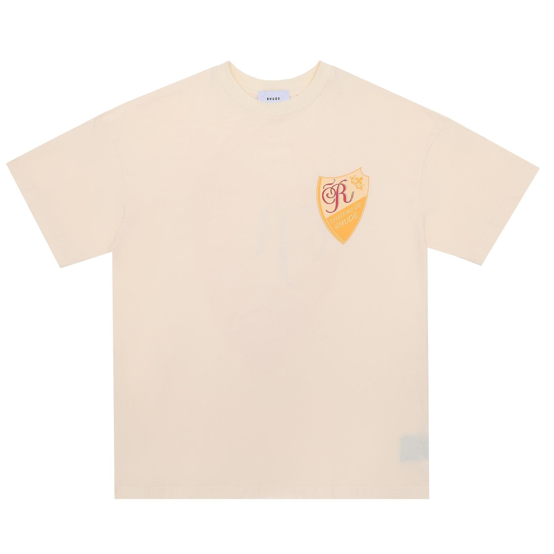 High Street Loose Oversized American Fashion Brand RHUDE Printed Short Sleeve T-Shirt for Couples