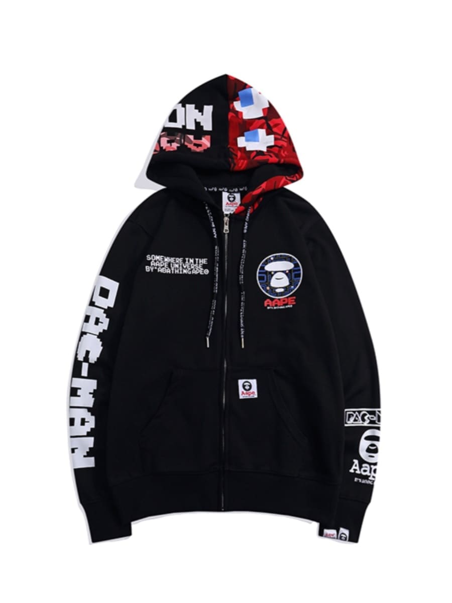 AAPE Ape Head Camouflage Hoodie for Men and Women