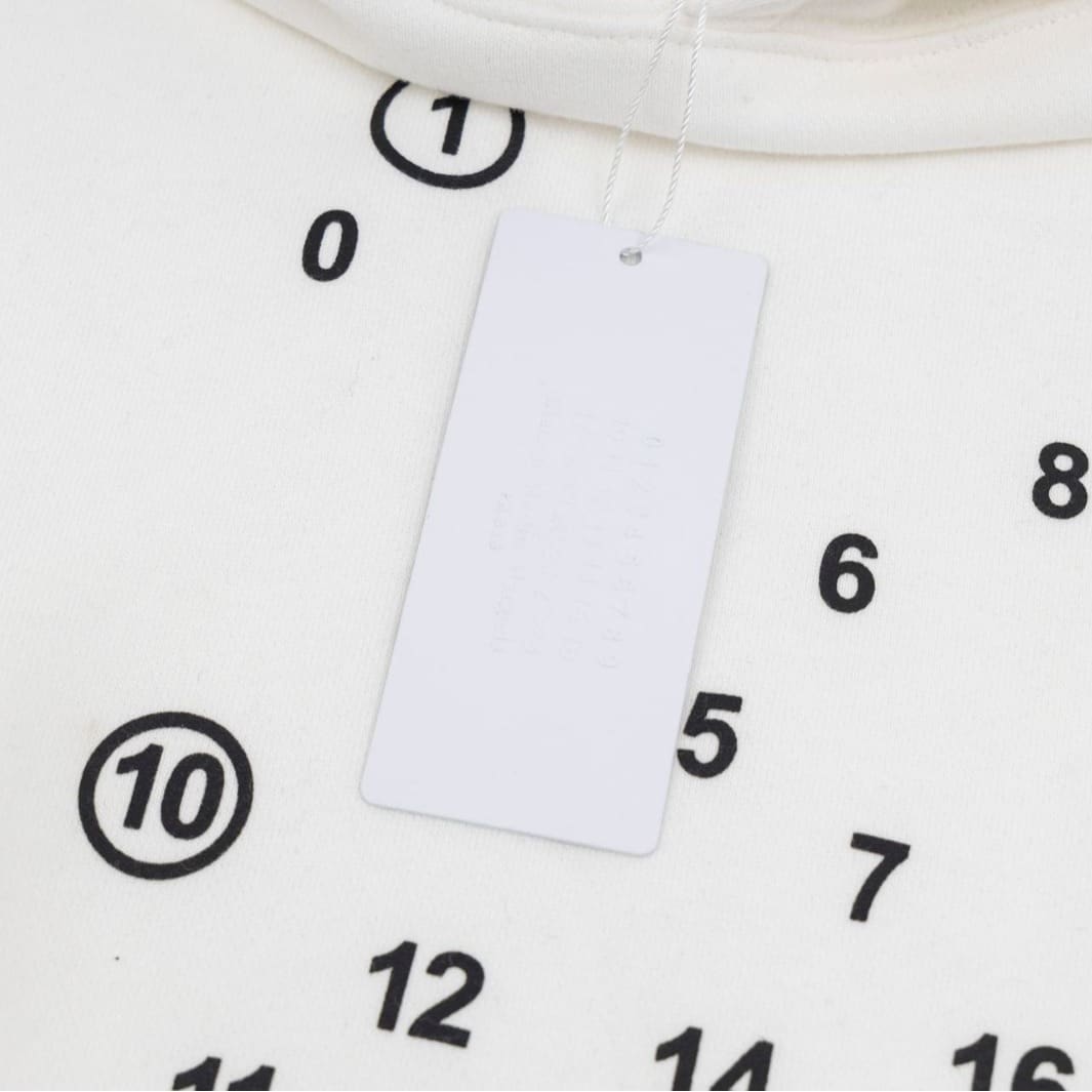 ma*s*n Ma*i*la mm6 terry hoodie sweater for men and women b