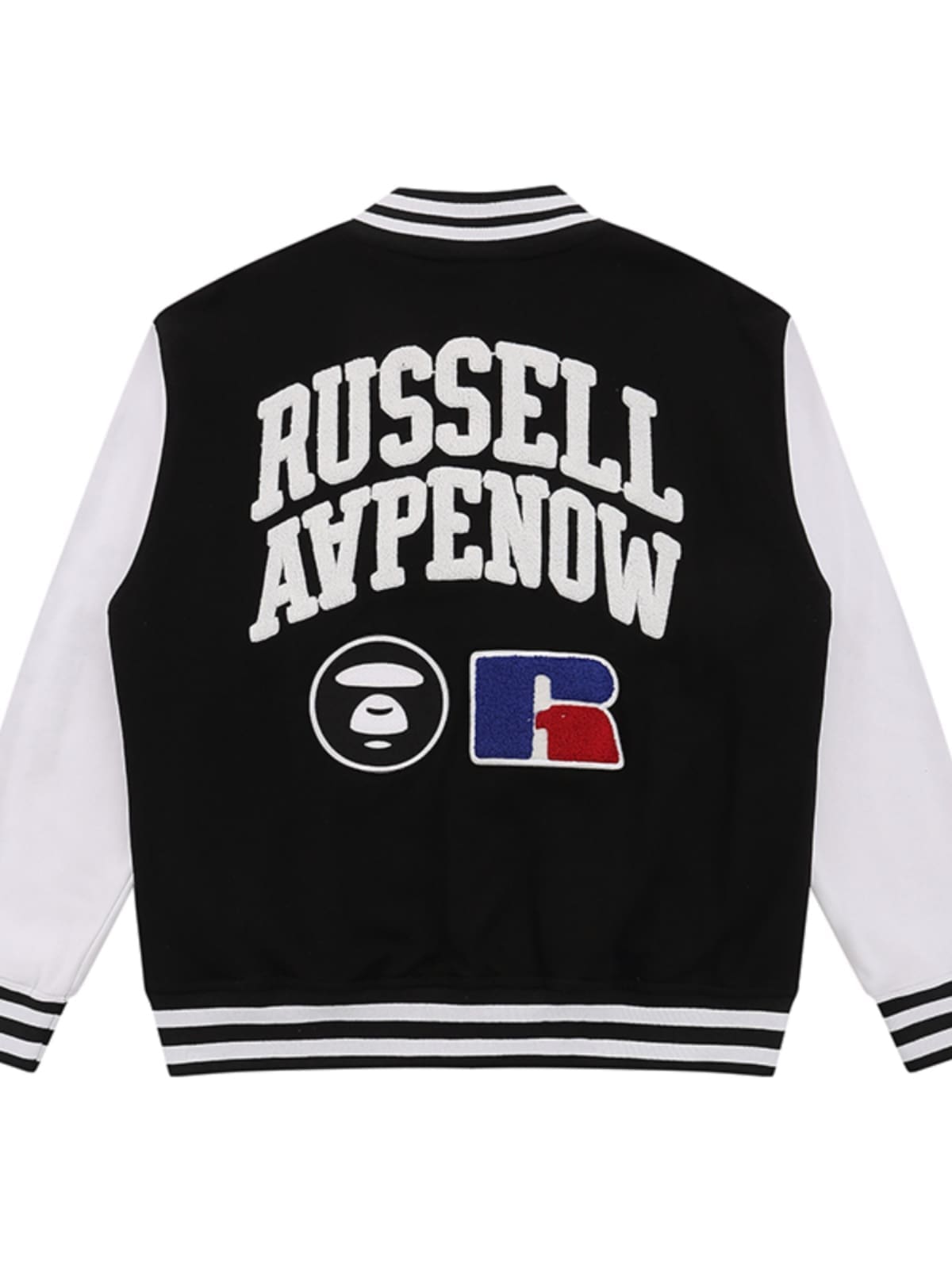 AAPE Military Style Baseball Jacket for Men and Women