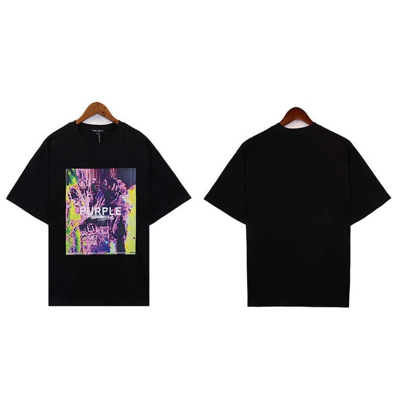 pu*re b*and direct injection print t-shirt american high street style