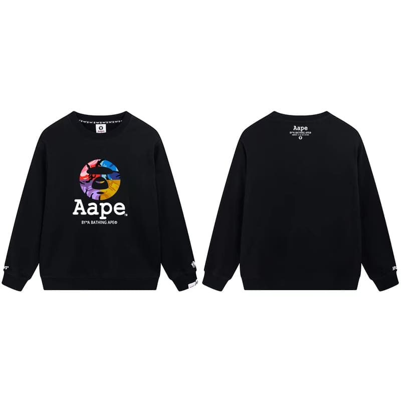 AAPE Camouflage Terry Hoodie for Men and Women