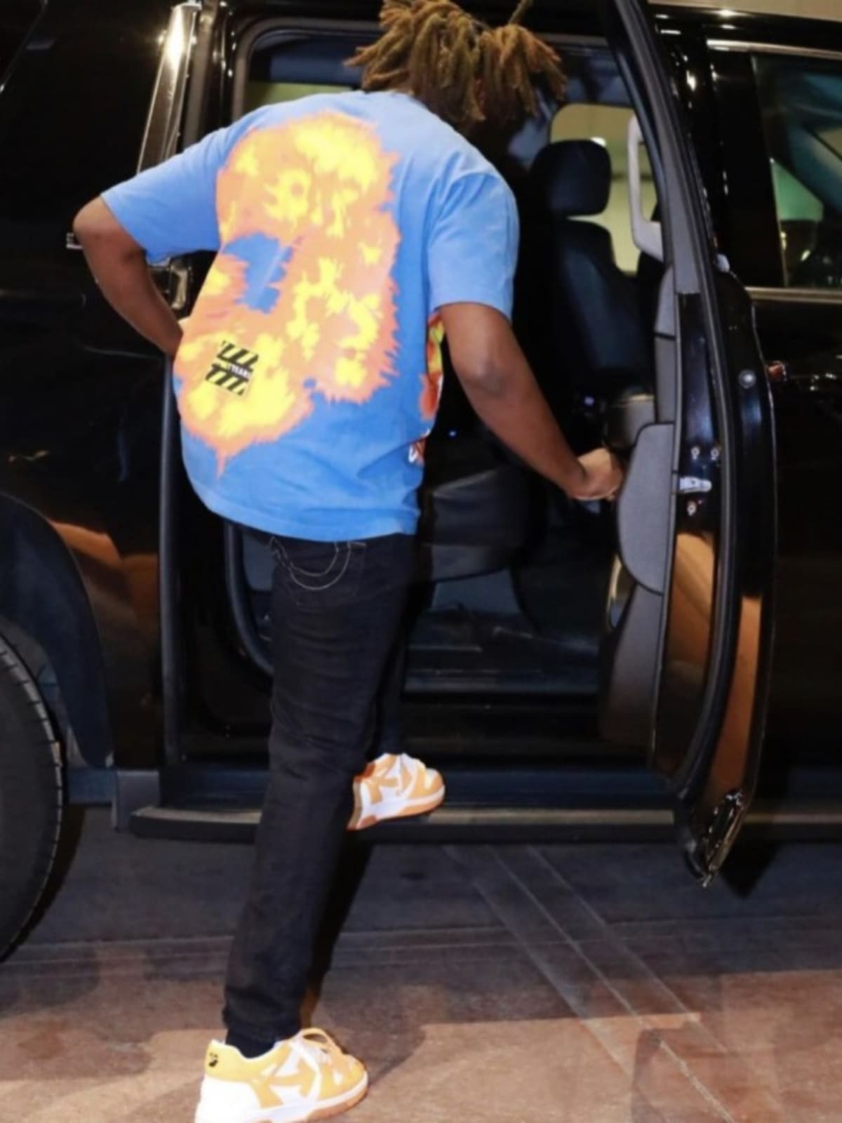 Denim Tears Oil Painting T-Shirt for Spring and Summer