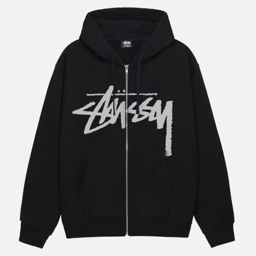 Fashion brand Stussy Basic zipper sweater men’s Stussy autumn and winter cardigan casual loose jacket women’s couple style