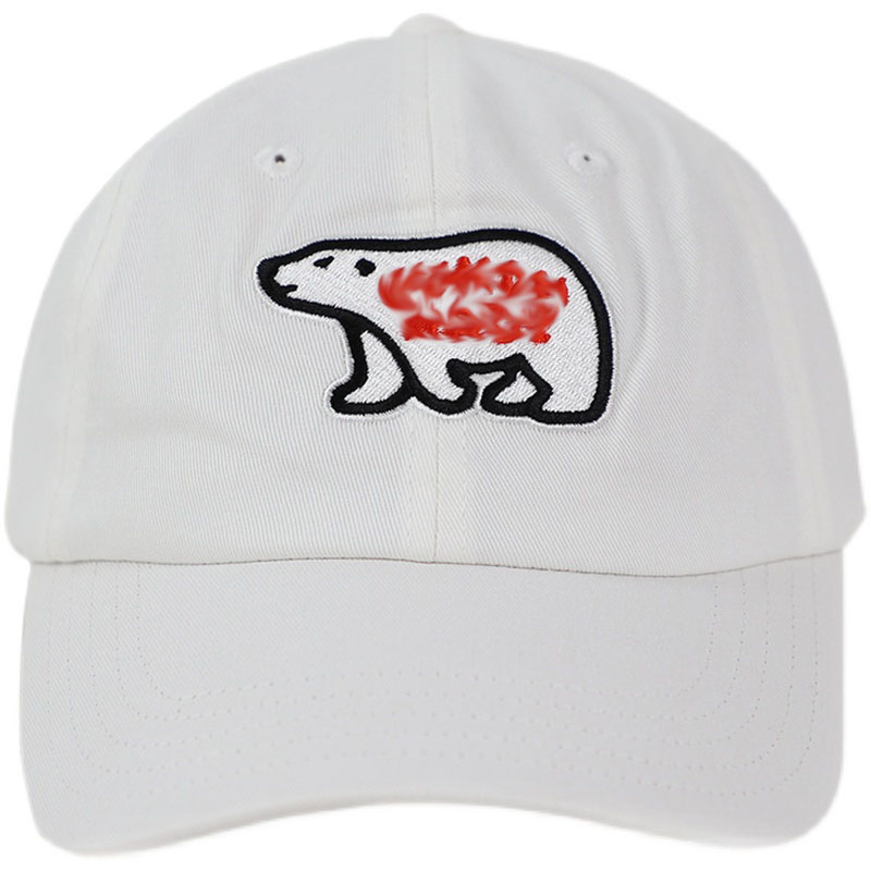 Hvm*n M*de hat japanese pig polar bear duck embroidered baseball cap soft top retro trendy peaked cap for women