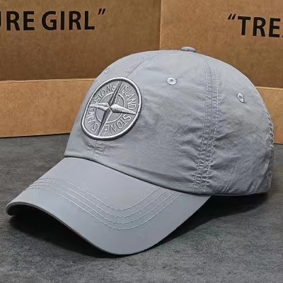 Stone Island Stone Island hat ultra-thin metal nylon peaked cap golf baseball cap sun hat